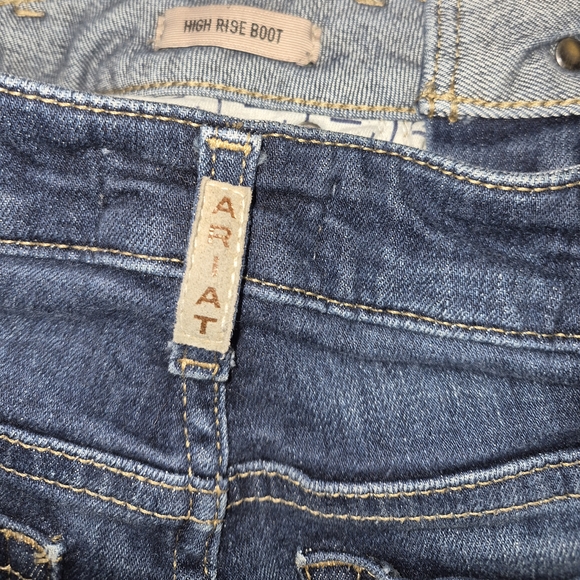 Ariat Blue High Rise Bootcut Jeans - Picture 3 of 3